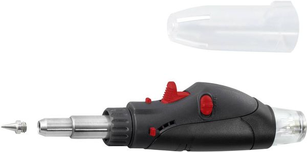 TOOLCRAFT Gaslötkolben 1300°C inkl. Lötspitze, ohne Gasflasche