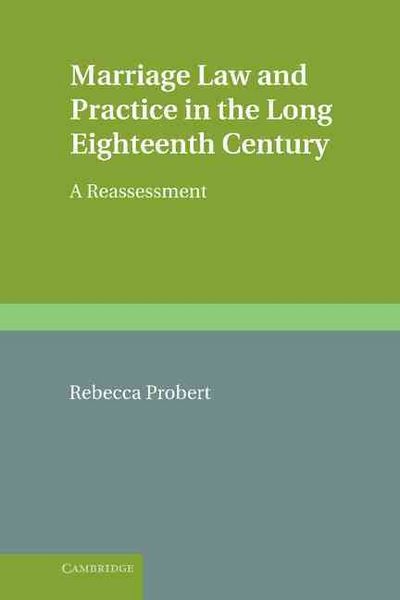 Produktbild: Marriage Law and Practice in the Long Eighteenth Century