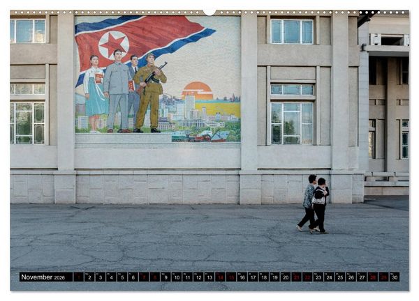 Produktbild: BILDER AUS NORDKOREA (Wandkalender 2026 DIN A2 quer), CALVENDO Monatskalender
