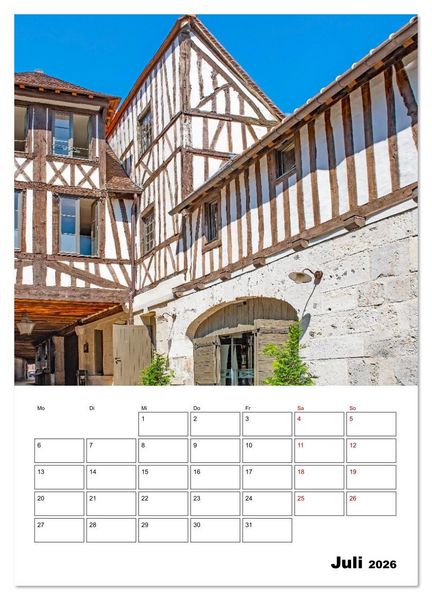 Produktbild: Rouen - Reiseplaner (Wandkalender 2026 DIN A4 hoch), CALVENDO Monatskalender