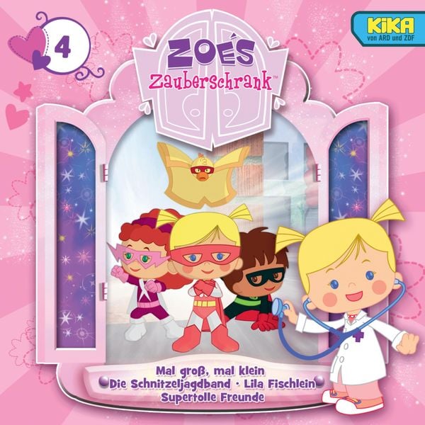 Produktbild: 04: Mal gro&szlig;, mal klein / Die Schnitzeljagband / Lila Fischlein / Supertolle Freunde