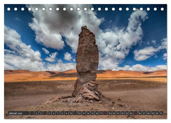 Produktbild: Traumwelt Chile (Tischkalender 2026 DIN A5 quer), CALVENDO Monatskalender