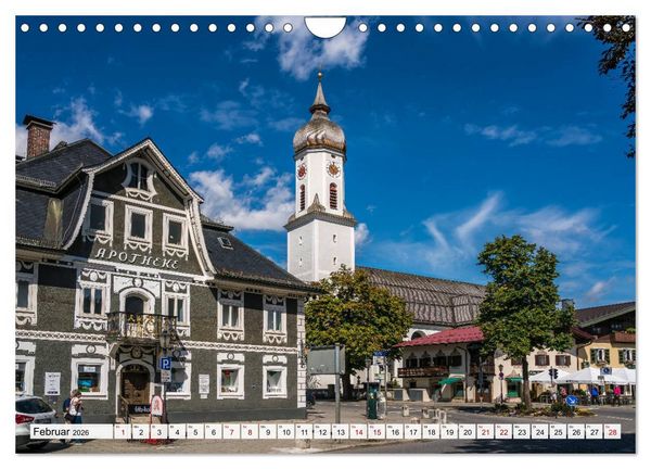 Produktbild: Ein Sommer rund um Garmisch-Partenkirchen (Wandkalender 2026 DIN A4 quer), CALVENDO Monatskalender