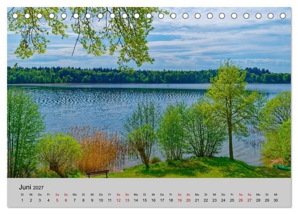 Produktbild: Biosph&auml;renreservat Schaalsee (Tischkalender 2027 DIN A5 quer), CALVENDO Monatskalender