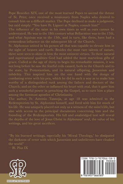 Produktbild: The Life of St. Alphonsus Liguori