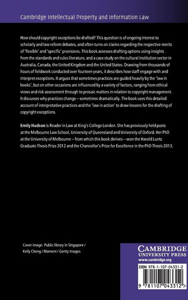 Produktbild: Drafting Copyright Exceptions