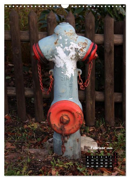 Produktbild: Nostalgie Hydranten (Wandkalender 2026 DIN A3 hoch), CALVENDO Monatskalender