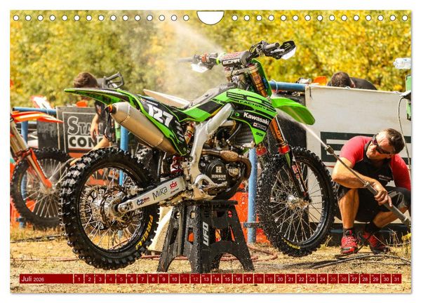 Produktbild: Dirtbikes - pure technique (Wandkalender 2026 DIN A4 quer), CALVENDO Monatskalender