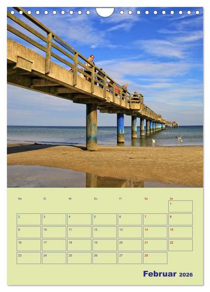 Produktbild: Sehnsuchtsort Ostseebad Boltenhagen (Wandkalender 2026 DIN A4 hoch), CALVENDO Monatskalender