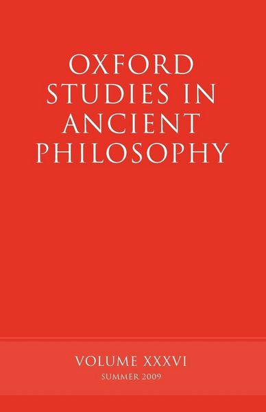 Produktbild: Oxford Studies in Ancient Philosophy