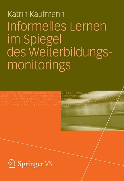 Produktbild: Informelles Lernen im Spiegel des Weiterbildungsmonitorings