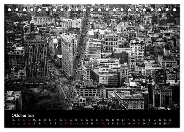 Produktbild: New York 2026 (Tischkalender 2026 DIN A5 quer), CALVENDO Monatskalender
