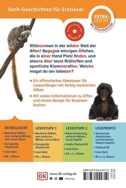 Produktbild: SUPERLESER! Zu Besuch bei den Affen