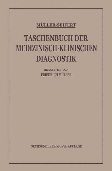 Produktbild: Taschenbuch der Medizinisch-Klinischen Diagnostik