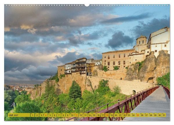Produktbild: Die h&auml;ngenden H&auml;user von Cuenca (Wandkalender 2027 DIN A2 quer), CALVENDO Monatskalender