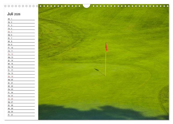 Produktbild: Abenteuer Golfspielen. Impressionen (Wandkalender 2026 DIN A3 quer), CALVENDO Monatskalender