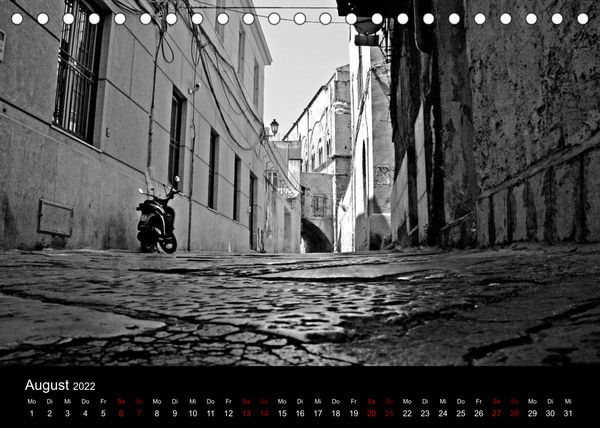 Produktbild: SchwarzWeiss gesehen (Tischkalender 2022 DIN A5 quer)