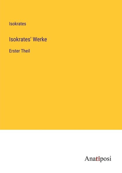 Produktbild: Isokrates' Werke