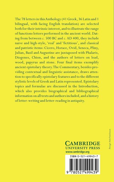Produktbild: Greek and Latin Letters