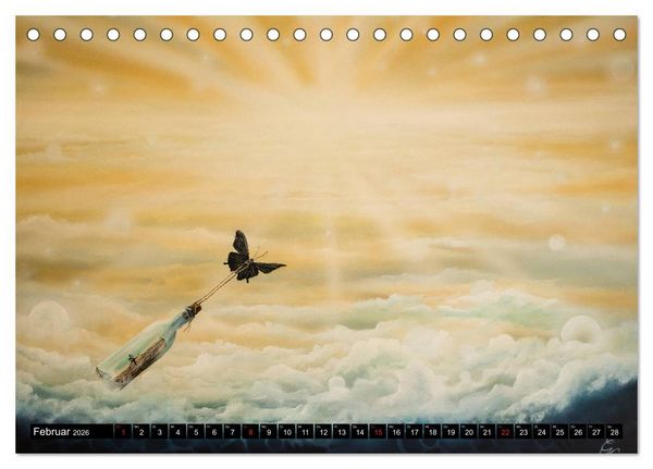 Produktbild: Spuren des Traumt&auml;nzers (Tischkalender 2026 DIN A5 quer), CALVENDO Monatskalender
