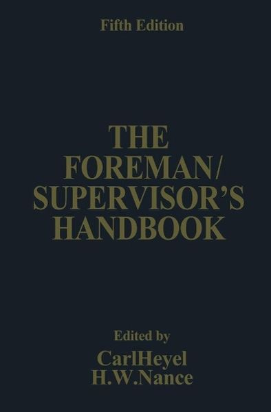 Produktbild: The Foreman/Supervisor's Handbook