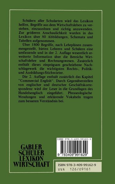 Produktbild: Sch&uuml;lerlexikon Wirtschaft