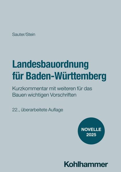 Produktbild: Landesbauordnung f&uuml;r Baden-W&uuml;rttemberg
