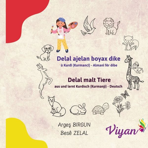 Produktbild: Delal ajelan boyax dike &ucirc; Kurd&icirc; (Kurmanc&icirc;) - Alman&icirc; f&ecirc;r dibe
