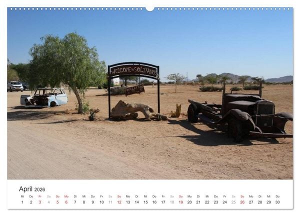 Produktbild: Namibia - Landschaftseindr&uuml;cke (hochwertiger Premium Wandkalender 2026 DIN A2 quer), Kunstdruck in Hochglanz