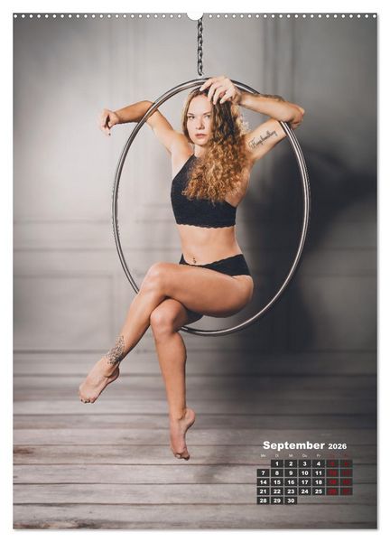 Produktbild: Aerial Hoop Magic (Wandkalender 2026 DIN A2 hoch), CALVENDO Monatskalender