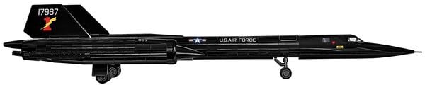 Produktbild: COBI Armed Forces 5891 - Lockheed SR-71 Blackbird, US Milit&auml;r Flugzeug, Bausatz 1:48, 1374 Klemmbausteine/1 Figur