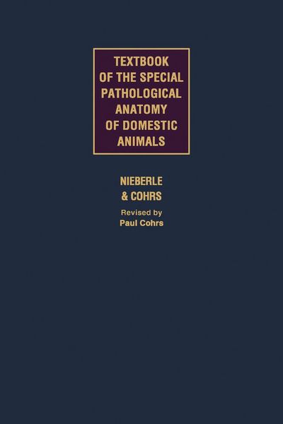 Produktbild: Textbook of Special Pathological Anatomy of Domestic Animals