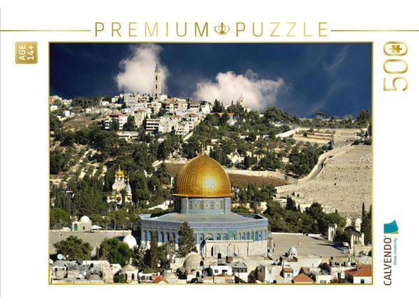 CALVENDO Puzzle Blick auf den Ölberg | 500 Teile Lege-Größe 48 × 36 cm Foto-Puzzle für Erwachsene