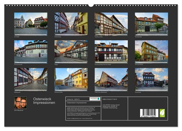 Produktbild: Osterwieck Impressionen (hochwertiger Premium Wandkalender 2026 DIN A2 quer), Kunstdruck in Hochglanz