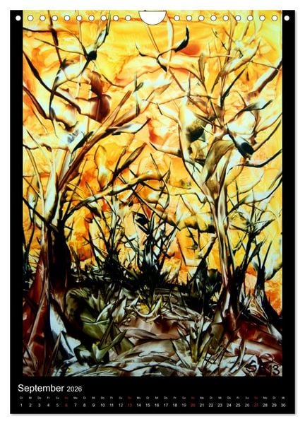 Produktbild: Wachs-Mal-ART encaustic (Wandkalender 2026 DIN A4 hoch), CALVENDO Monatskalender
