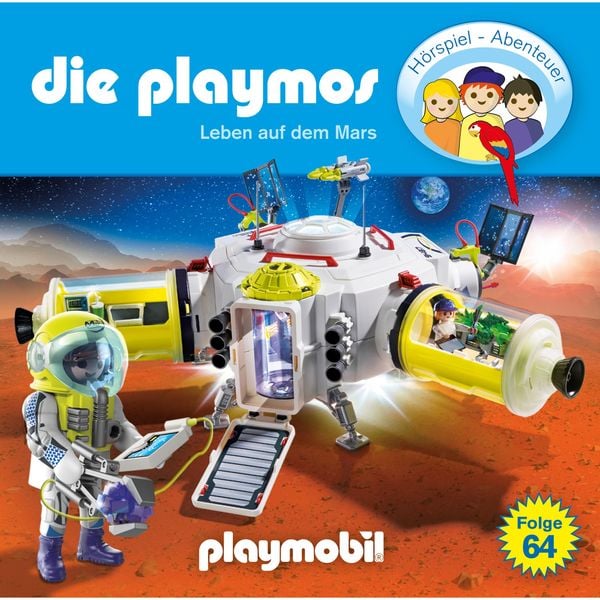 Produktbild: Die Playmos - Das Original Playmobil Hörspiel, Folge 64: Leben auf dem Mars