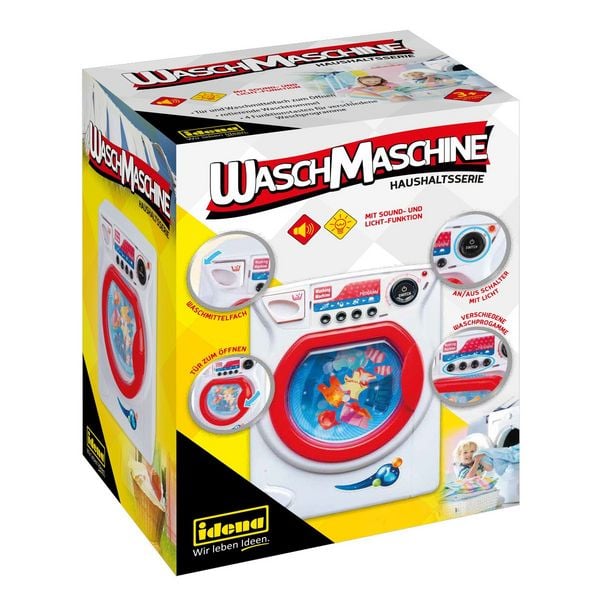 Produktbild: Idena Kinder-Waschmaschine mit Licht und Sound geschlossene Box
