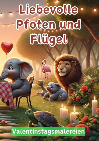 Liebevolle Pfoten und Flügel