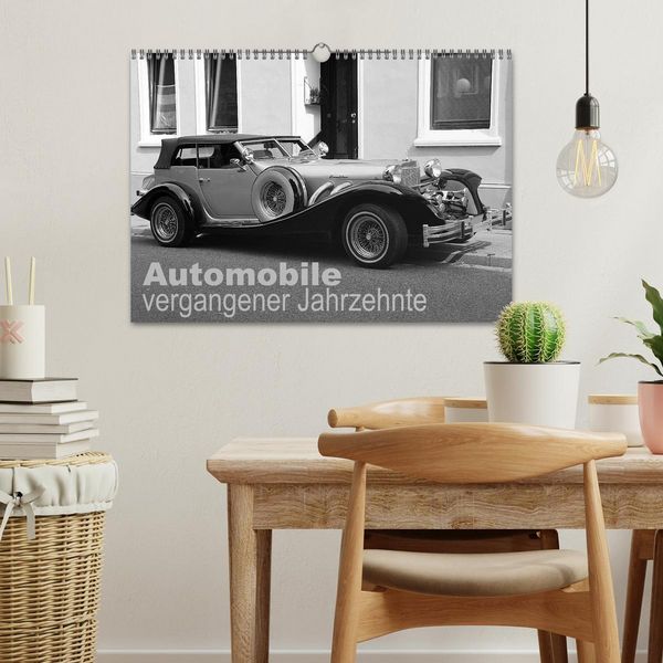 Produktbild: Automobile vergangener Jahrzehnte (Wandkalender 2026 DIN A3 quer), CALVENDO Monatskalender