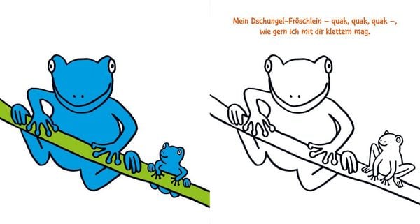 Produktbild: Ausmalbilder f&uuml;r Kita-Kinder: Das dicke Kindergarten-Malbuch: Tierkinder