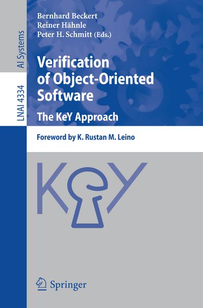 Produktbild: Verification of Object-Oriented Software. The KeY Approach