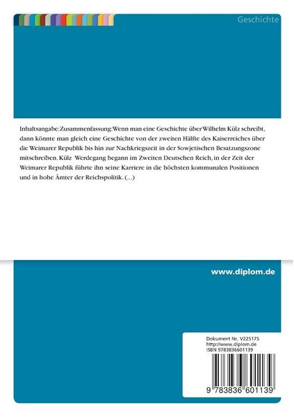 Produktbild: Das Spannungsverh&auml;ltnis zwischen dem Dresdner Oberb&uuml;rgermeister Wilhelm K&uuml;lz und dem Stadtrat in den Jahren 1931 bis 1933