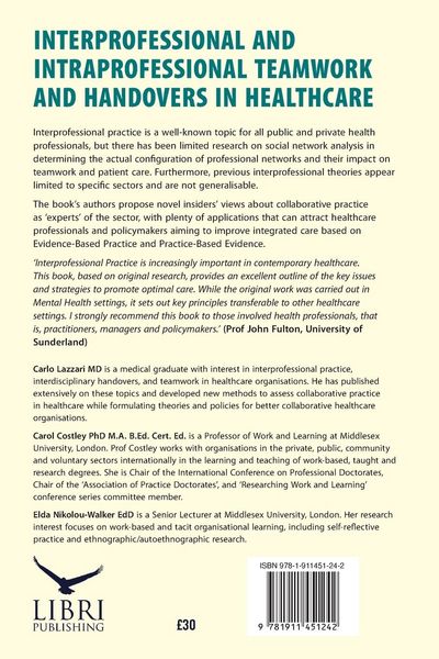 Produktbild: Interprofessional and Intraprofessional Teamwork and Handovers in Healthcare