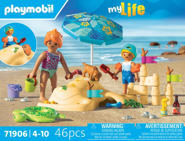 Produktbild: PLAYMOBIL 71906 Familienspa&szlig; am Strand