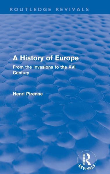 Produktbild: A History of Europe (Routledge Revivals)