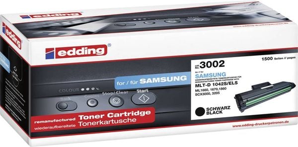 Edding Toner ersetzt Samsung MLT-D1042S Kompatibel Schwarz 1500 Seiten EDD-3002 18-3002