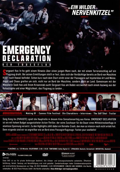 Produktbild: Emergency Declaration - Der Todesflug
