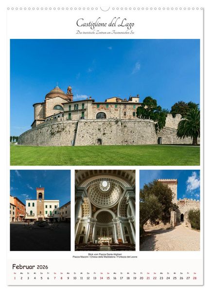Produktbild: Architektur und Kunst in Mittelitalien (hochwertiger Premium Wandkalender 2026 DIN A2 hoch), Kunstdruck in Hochglanz