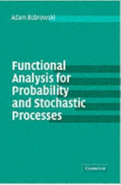 Produktbild: Functional Analysis for Probability and Stochastic Processes