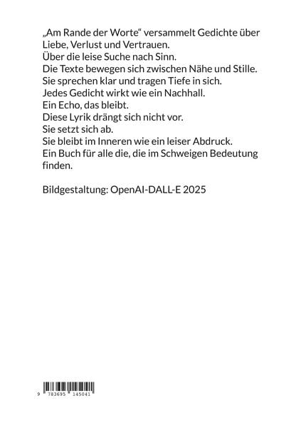 Produktbild: Am Rande der Worte